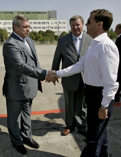 Dmitry Medvedev visits Rostov Region