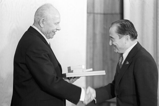 Nikolai Podgorny and Kamil Yashen