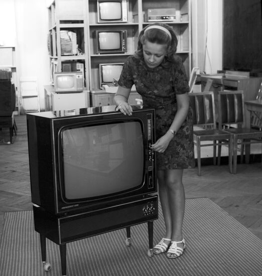 A Gorizont-108 television set