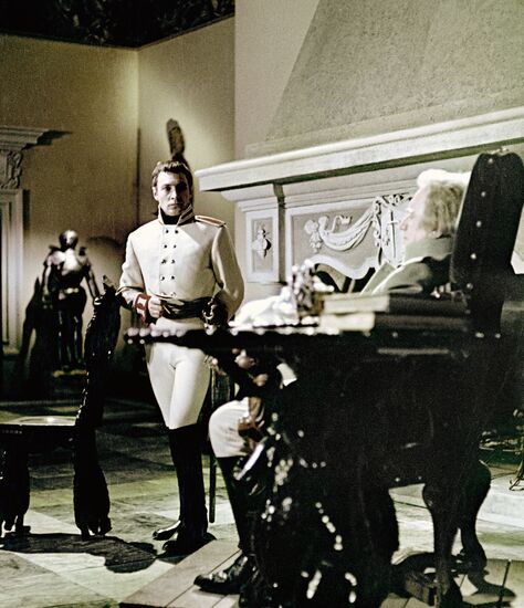 Actors Vyacheslav Tikhonov and Boris Zakhava