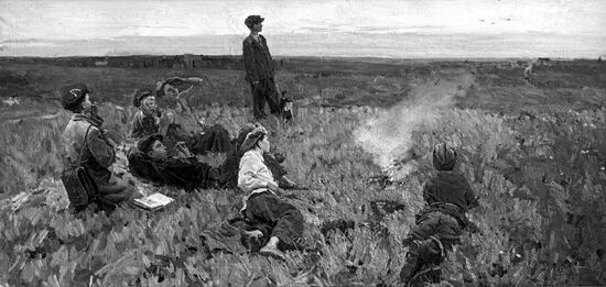 "In a Field. Planes Are Flying"