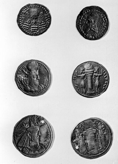 Old Persian silver coins of 3rd-4th centuries
