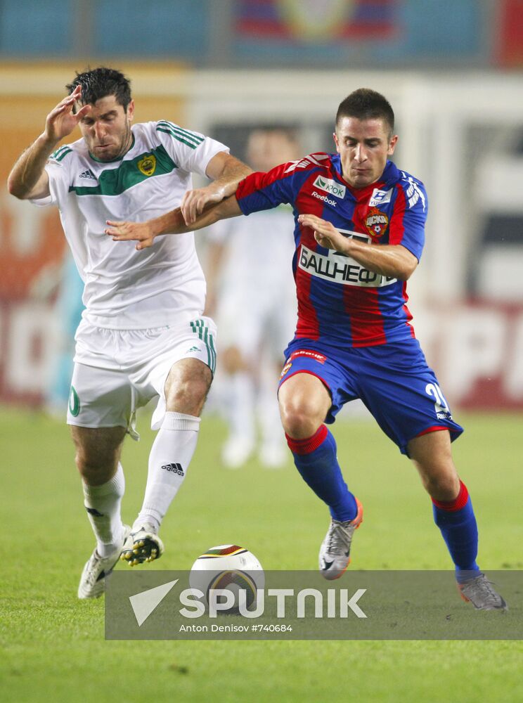 Russian Premier Football League. CSKA vs. Anzhi