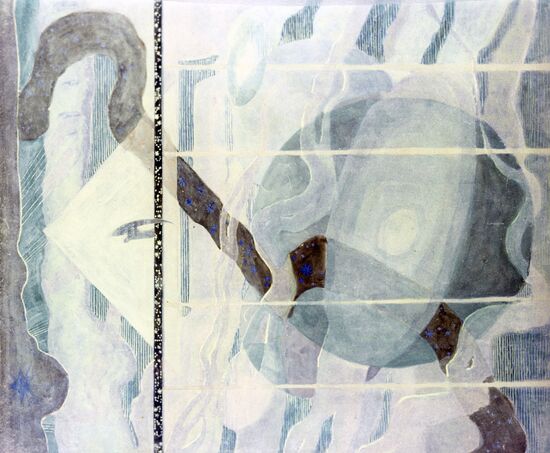 Reproduction of picture from cycle Sonata of the Stars by Mikalojus Čiurlionis