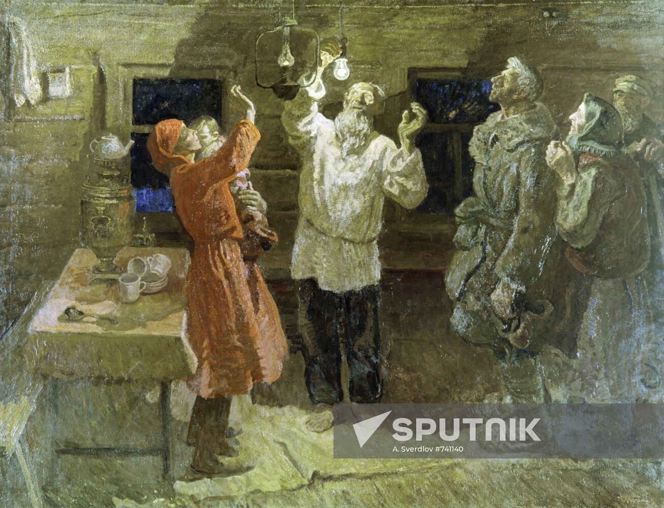 Sergei and Alexey Tkachev's painting Light