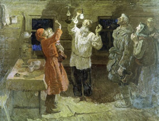 Sergei and Alexey Tkachev's painting Light