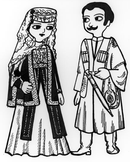 Georgian national attire