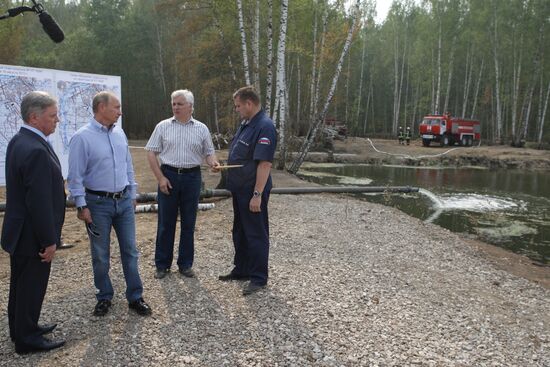 Vladimir Putin visits Moscow Region