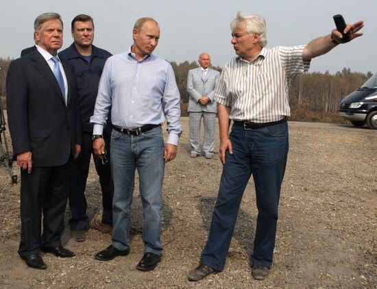 Vladimir Putin visits Moscow Region