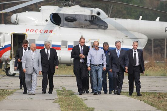 Vladimir Putin visits Moscow Region