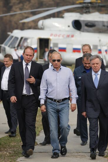Vladimir Putin visits Moscow Region