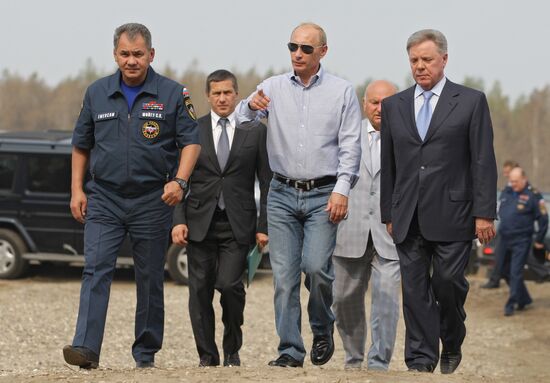 Vladimir Putin visits Moscow Region