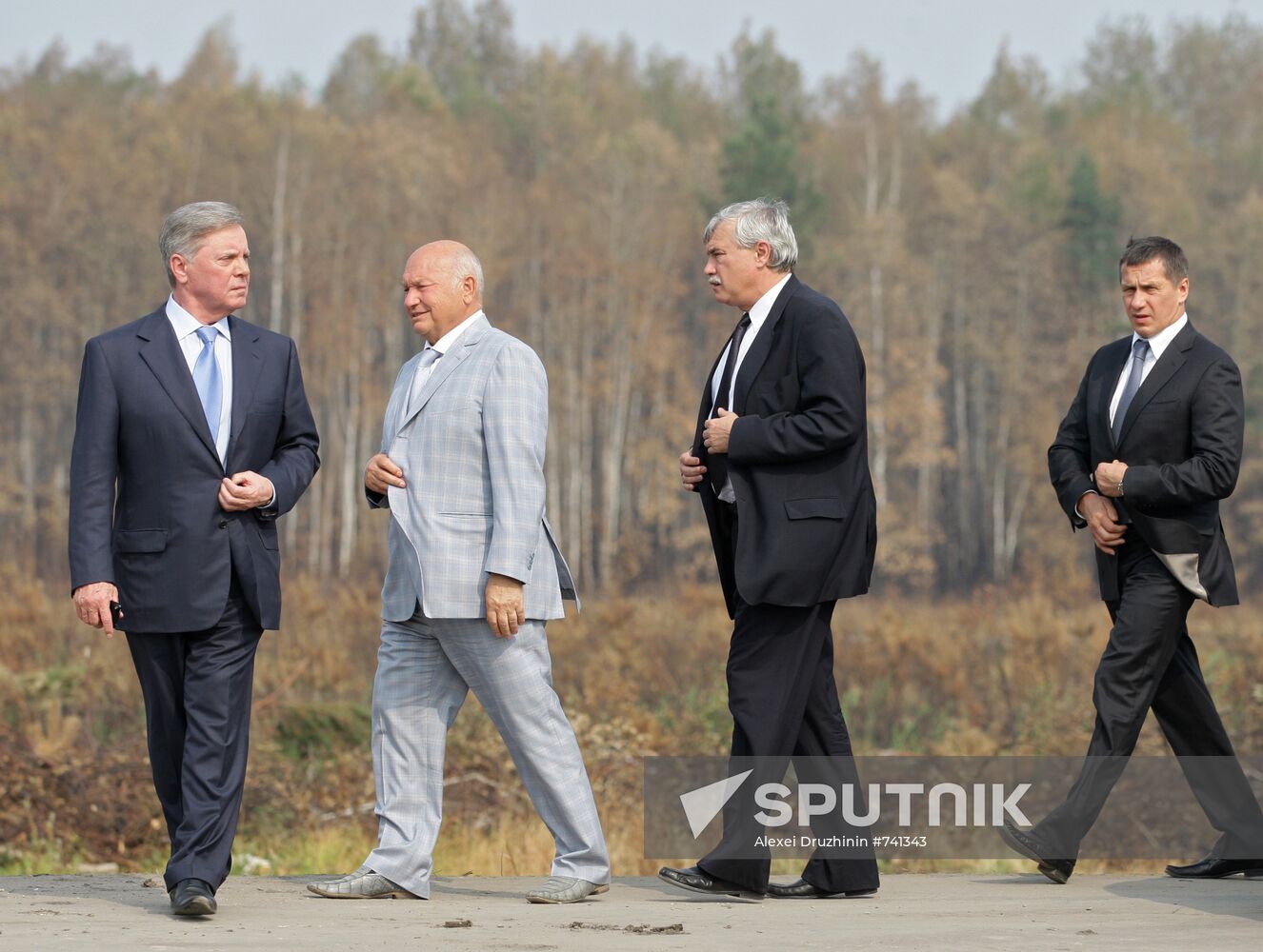 Boris Gromov, Yury Luzhkov, Georgy Poltavchenko and Yury Trutnev