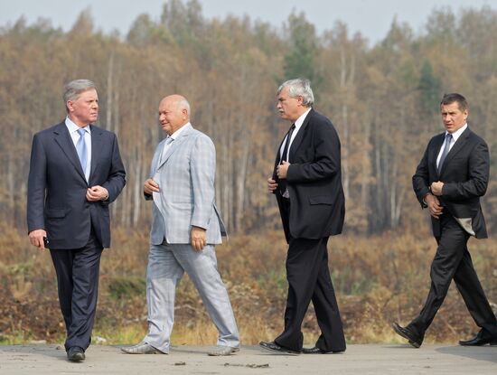 Boris Gromov, Yury Luzhkov, Georgy Poltavchenko and Yury Trutnev