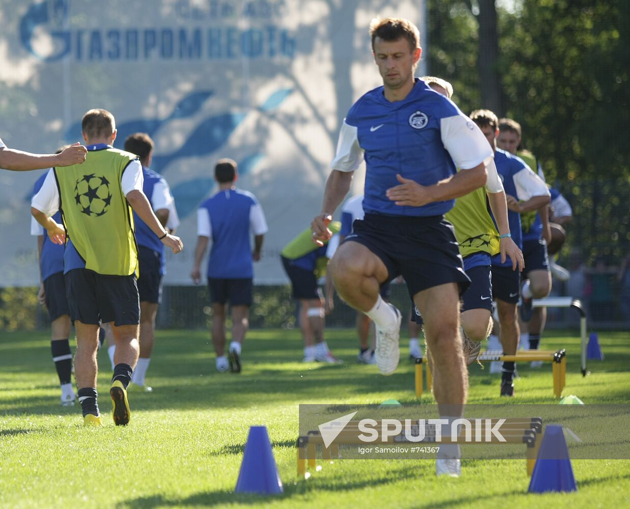 Open training of FC Zenit in St. Petersburg