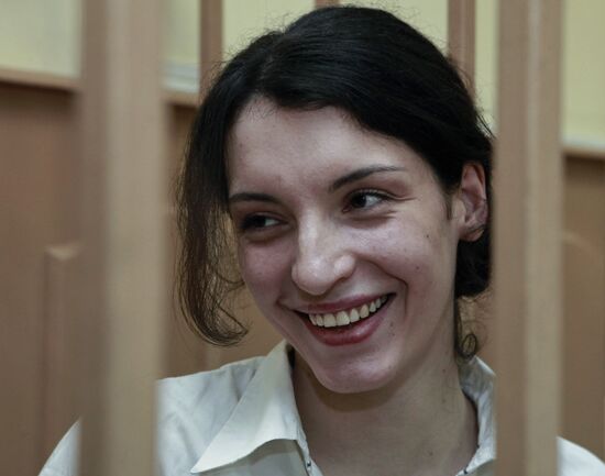 Yevgeniya Khasis at her hearing