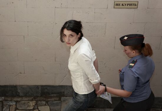 Yevgeniya Khasis at her hearing