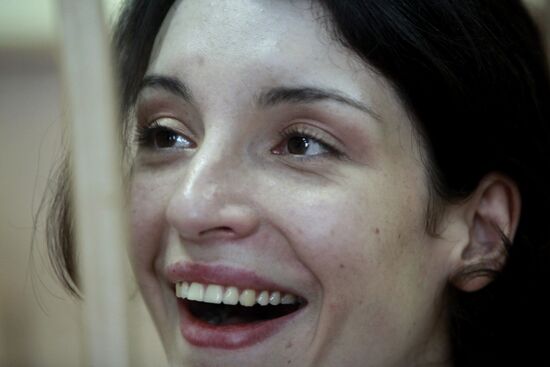 Yevgeniya Khasis at her hearing