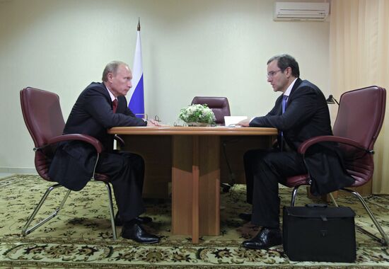 Vladimir Putin meets with Dmitry Zelenin