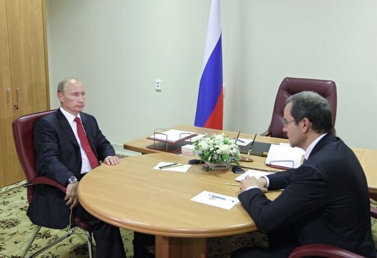 Vladimir Putin meets with Dmitry Zelenin