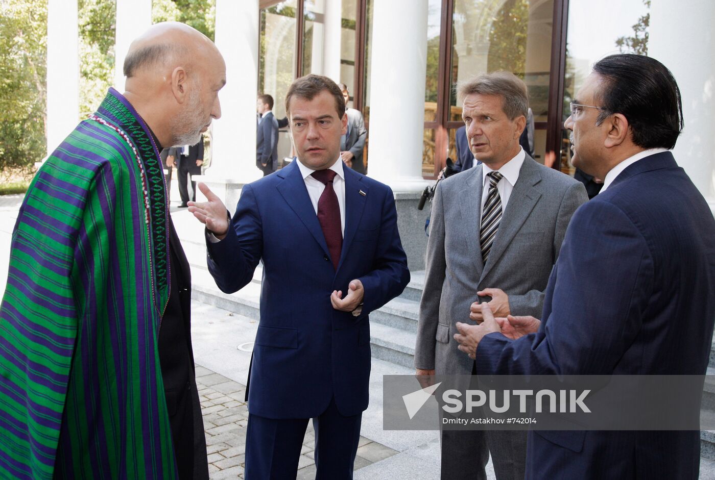 Dmitry Medvedev meets with Tajik, Afghan and Pakistan presidents