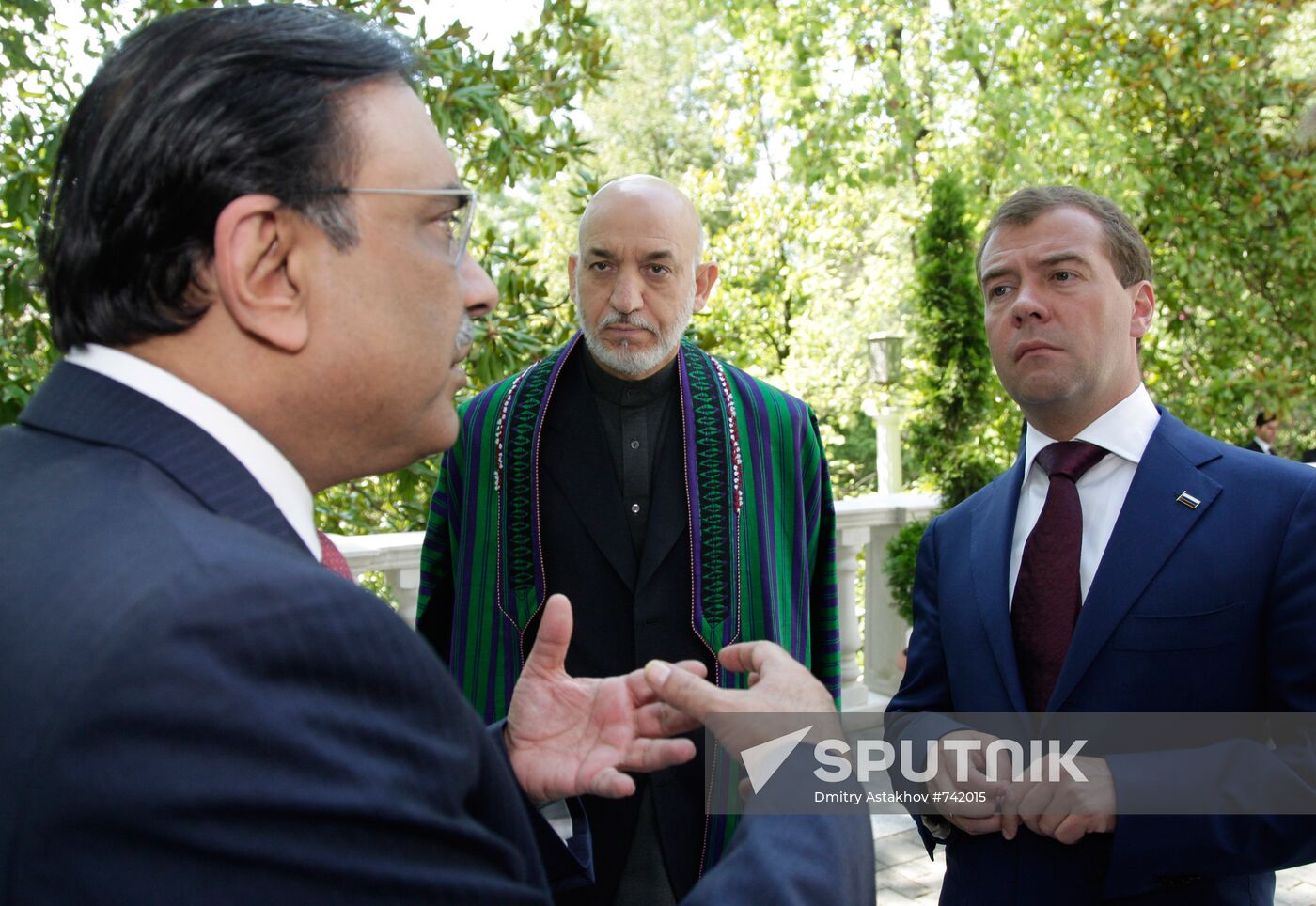 Dmitry Medvedev meets with Tajik, Afghan and Pakistan presidents