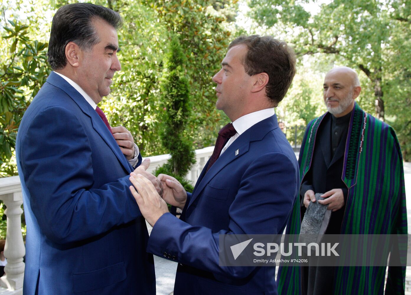 Dmitry Medvedev meets with Tajik, Afghan and Pakistan presidents
