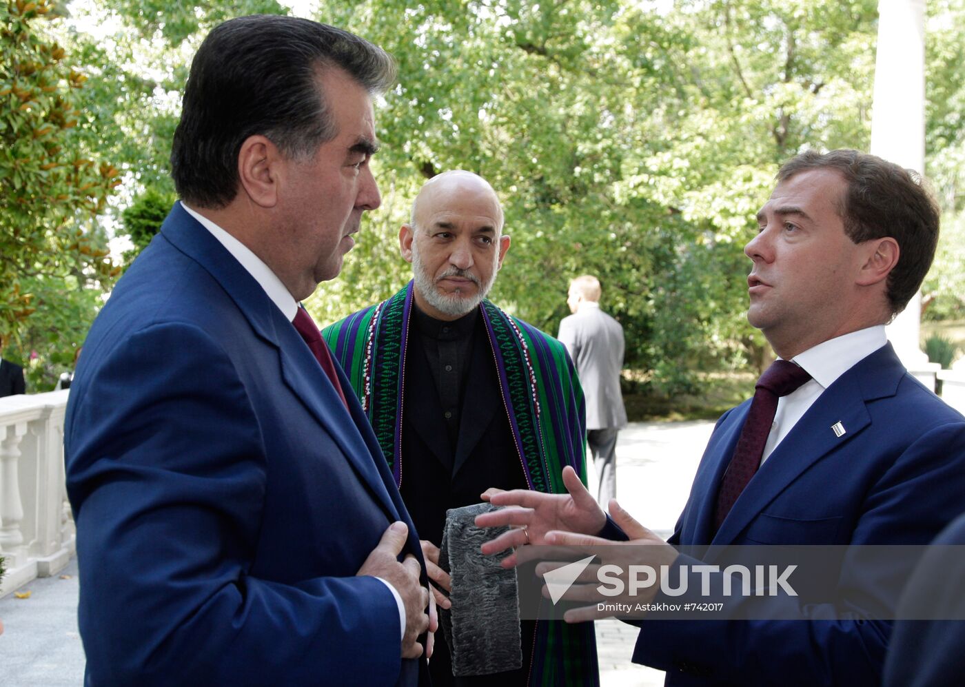 Dmitry Medvedev meets with Tajik, Afghan and Pakistan presidents