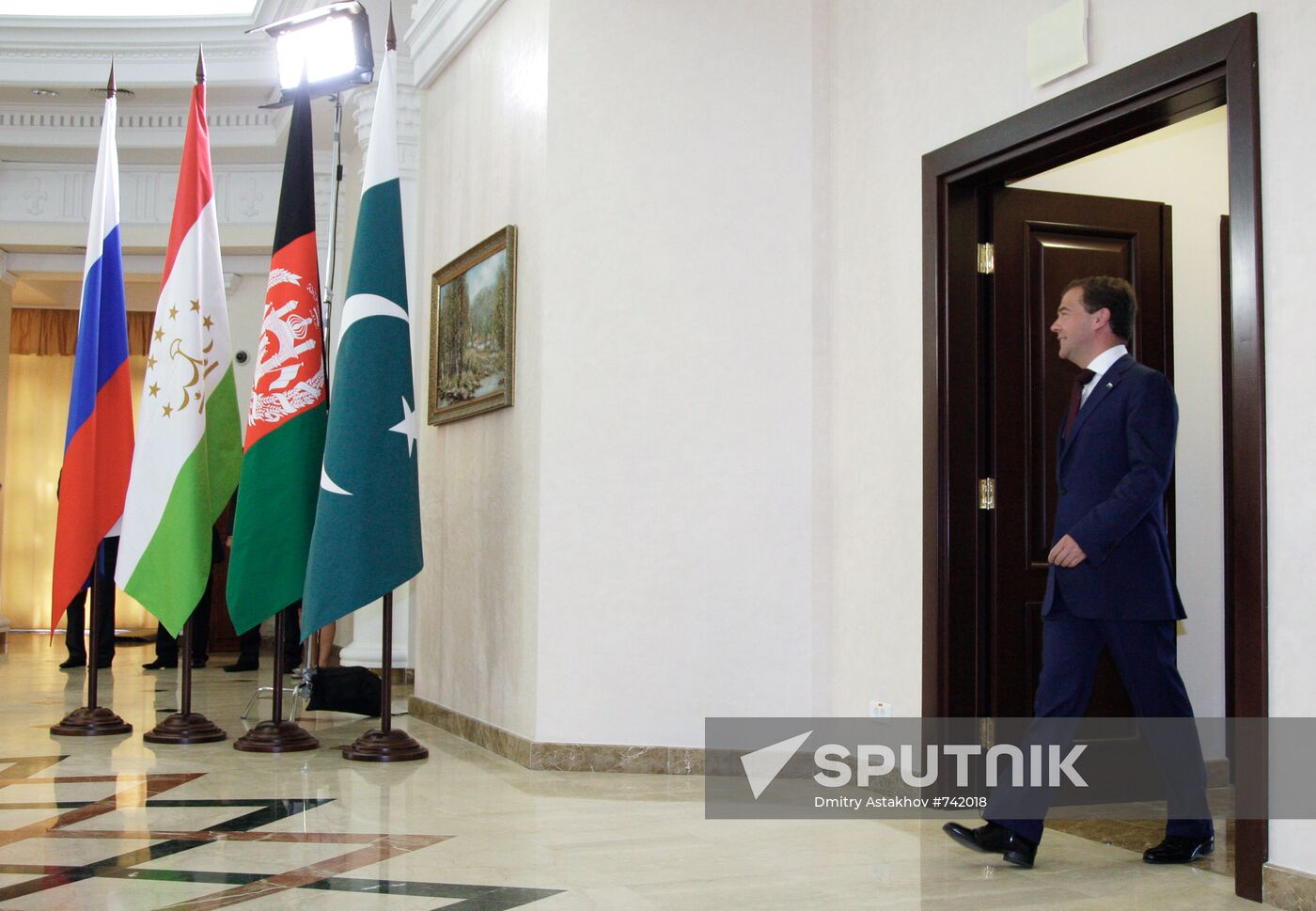 Dmitry Medvedev meets with Tajik, Afghan and Pakistan presidents