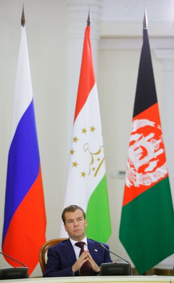 Dmitry Medvedev meets with Tajik, Afghan and Pakistan presidents