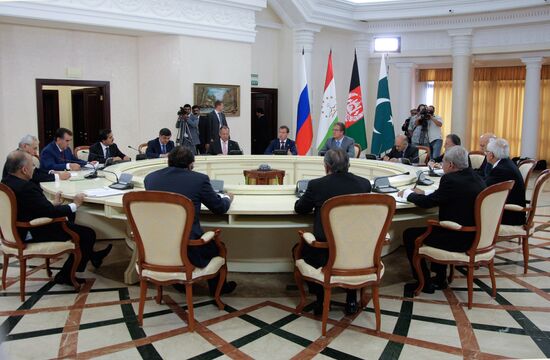 Dmitry Medvedev meets with Tajik, Afghan and Pakistan presidents