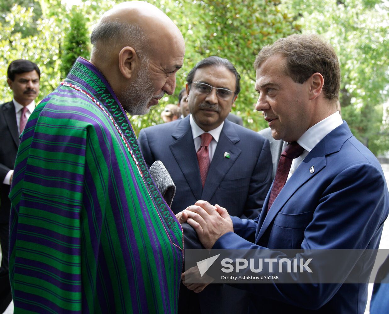 Dmitry Medvedev meets with Tajik, Afghan and Pakistan presidents