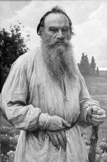 "L. Tolstoy in Yasnaya Polyana"