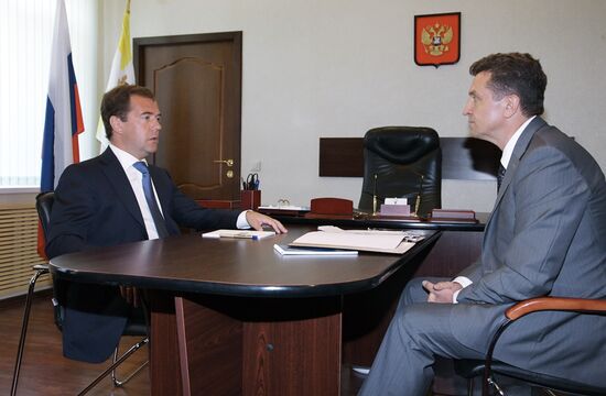 Dmitry Medvedev meets with Valery Gayevsky