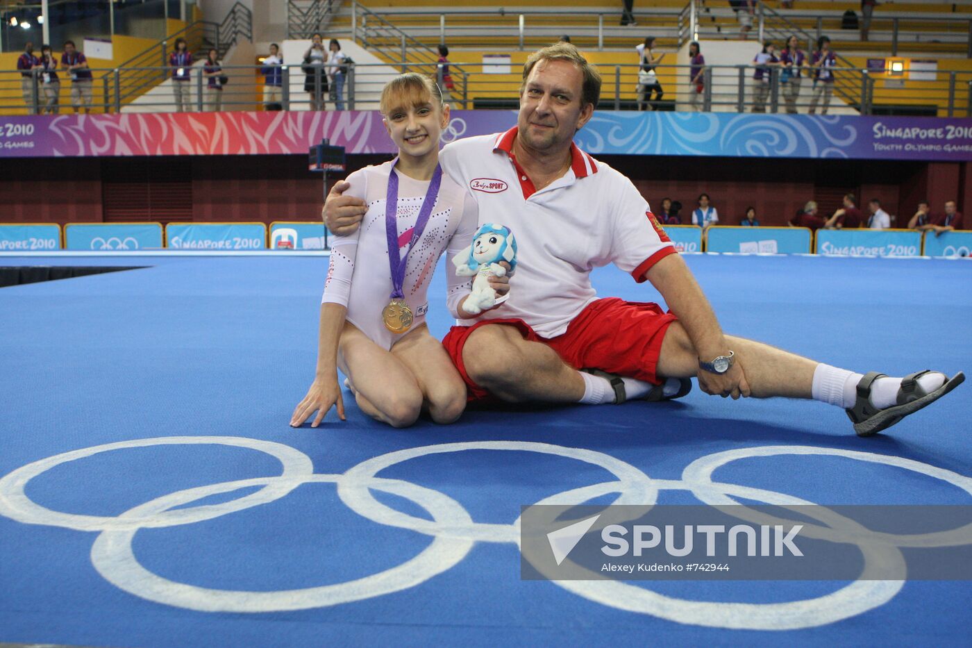 First Summer Youth Olympic Games. Day Five. Artistic Gymnastics