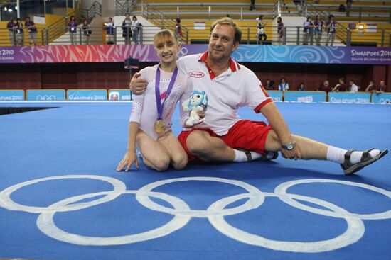 First Summer Youth Olympic Games. Day Five. Artistic Gymnastics