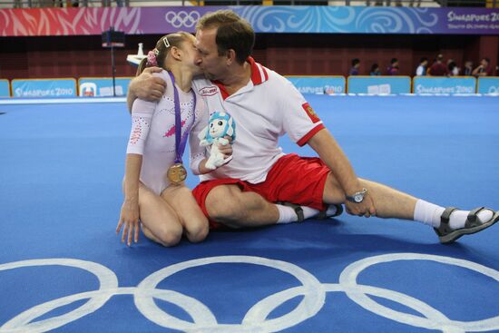 First Summer Youth Olympic Games. Day Five. Artistic Gymnastics