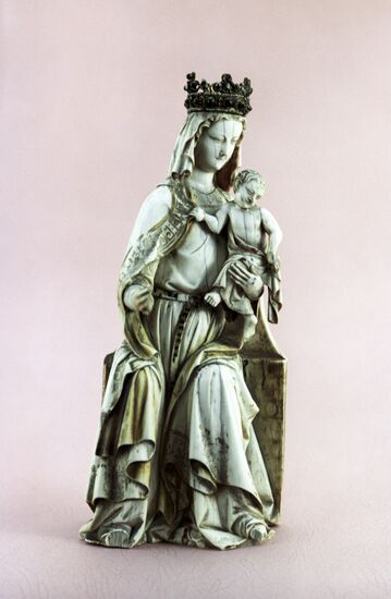 "Madonna with the Baby" sculpture