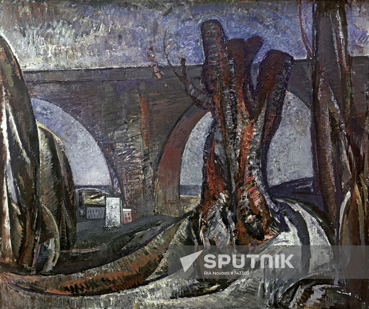 Picture "A tree" by Valentin Polyakov