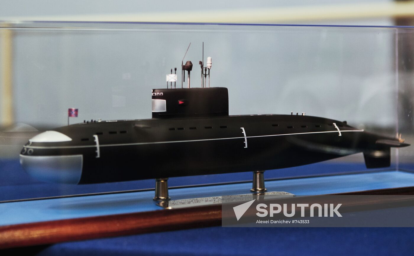 Model of diesel-electric submarine Novorossisk