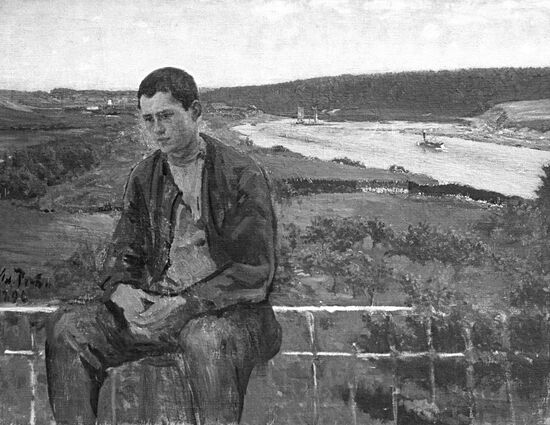 "Portrait of Son Yury at the Terrace of Zdravnensk House"