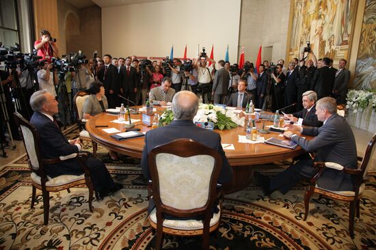 Dmitry Medvedev's state visit to Armenia. Day two