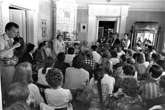 Lydia Libedinskaya at Museum of Decembrists