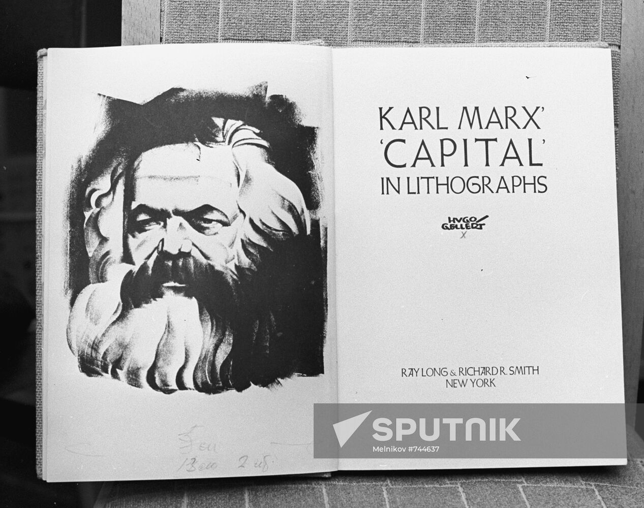 Frontispiece to Karl Marx' Capital