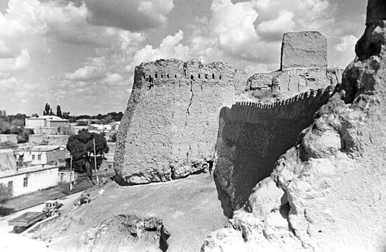 Kunya-Ark Citadel and fortress wall of the city of Khiva