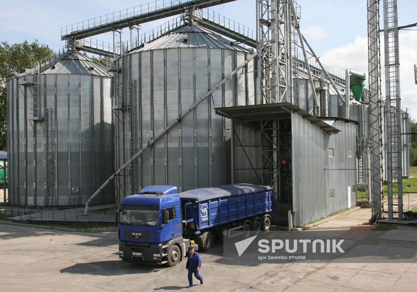 Grain elevator at "Dolgov and Company" agricultural enterprise
