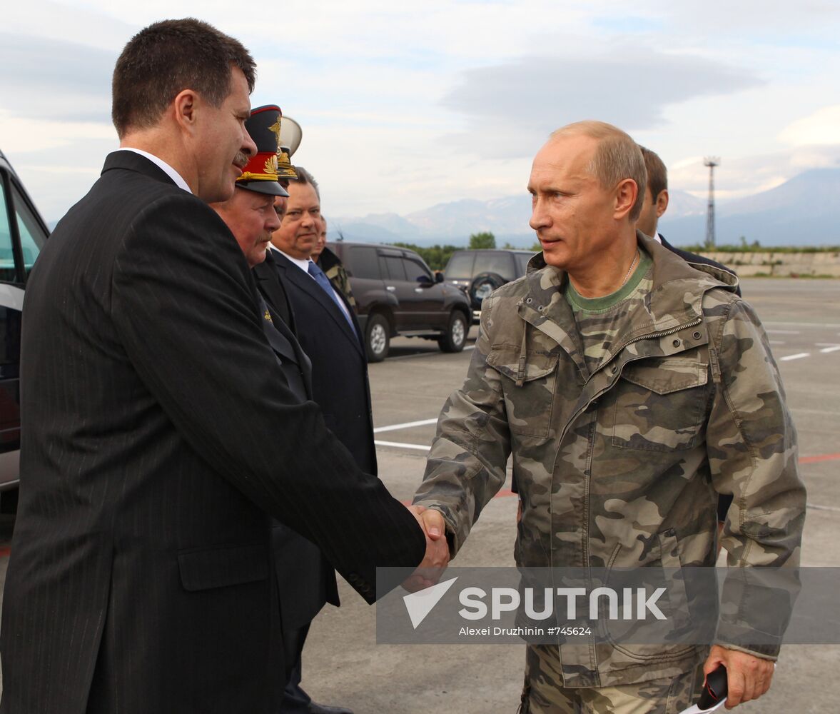 Vladimir Putin visits Far Eastern Federal District