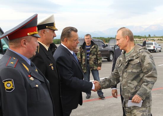 Vladimir Putin visits Far Eastern Federal District