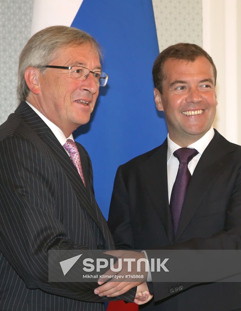 Dmitry Medvedev, Jean-Claude Juncker