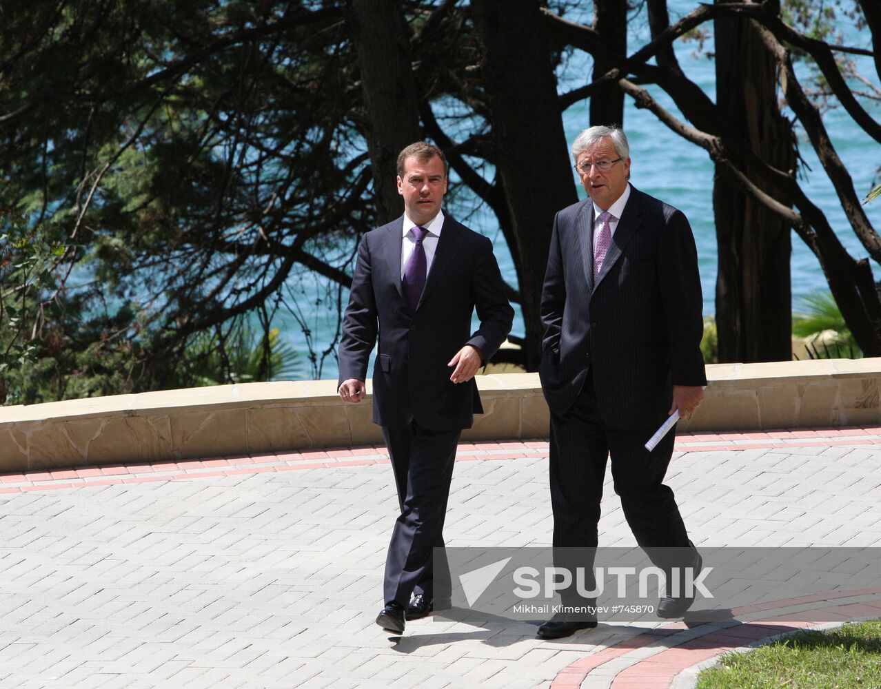 Dmitry Medvedev, Jean-Claude Juncker